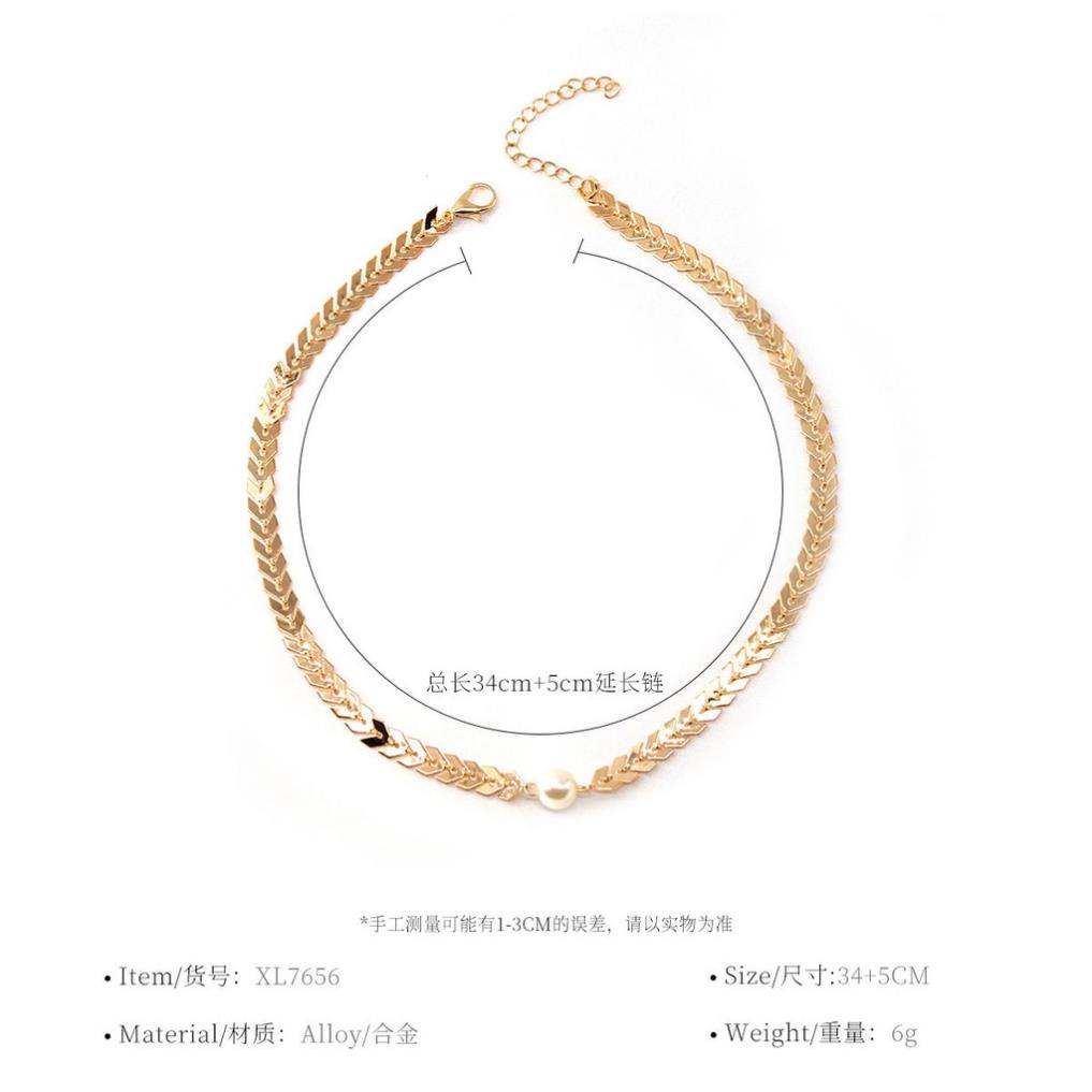 (023) Vòng Cổ Choker Sáng Tạo Nhiều Mặt Hoạ Tiết