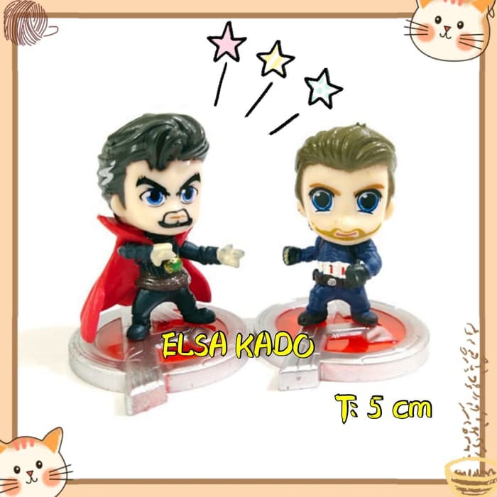 Mô Hình Nhân Vật Hulkbuster Racoon Phim Avengers Endgame Chibi Set 8 100%