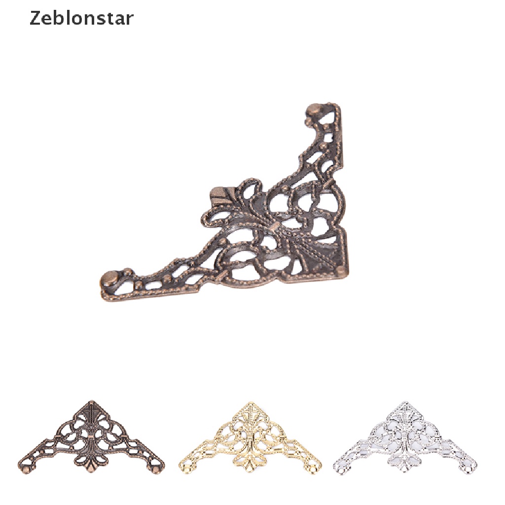 Bộ 12 Miếng Bọc Góc Cạnh Album / Sổ Tay / Album Ảnh Màu Bạc / Vàng / Đồng