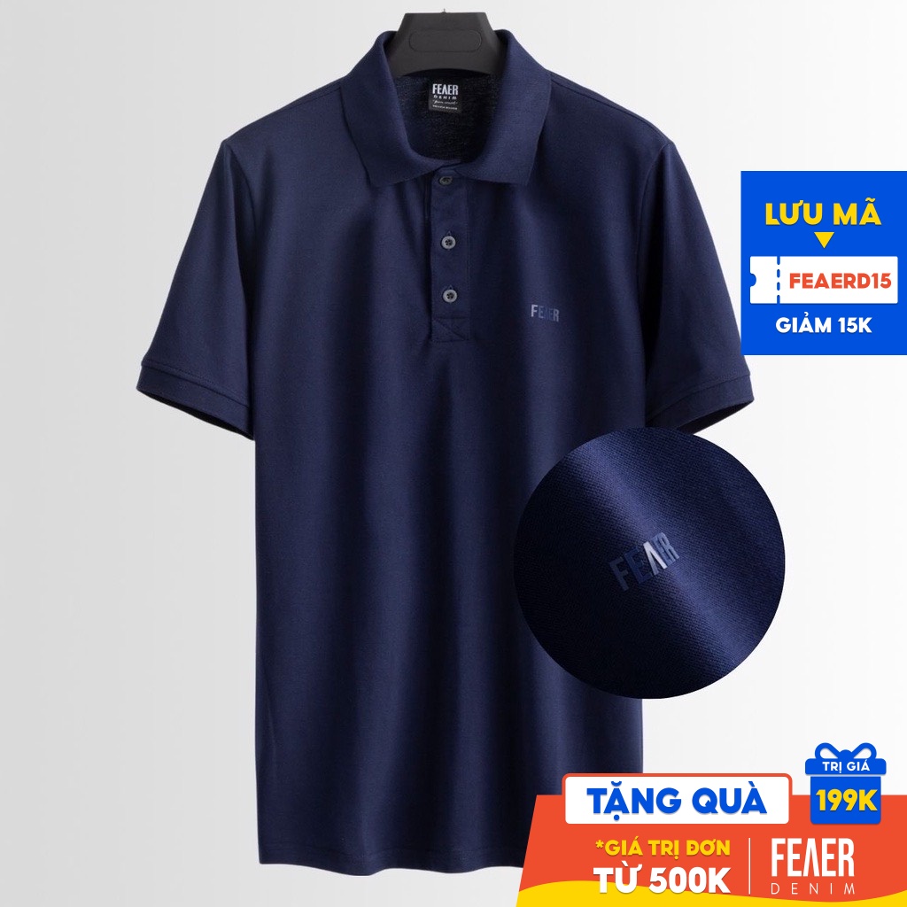 [PREMIUM] Áo Polo nam Feaer chất CVC CAO CẤP - BASIC PREMIUM MÀU XANH NAVY FNAVY