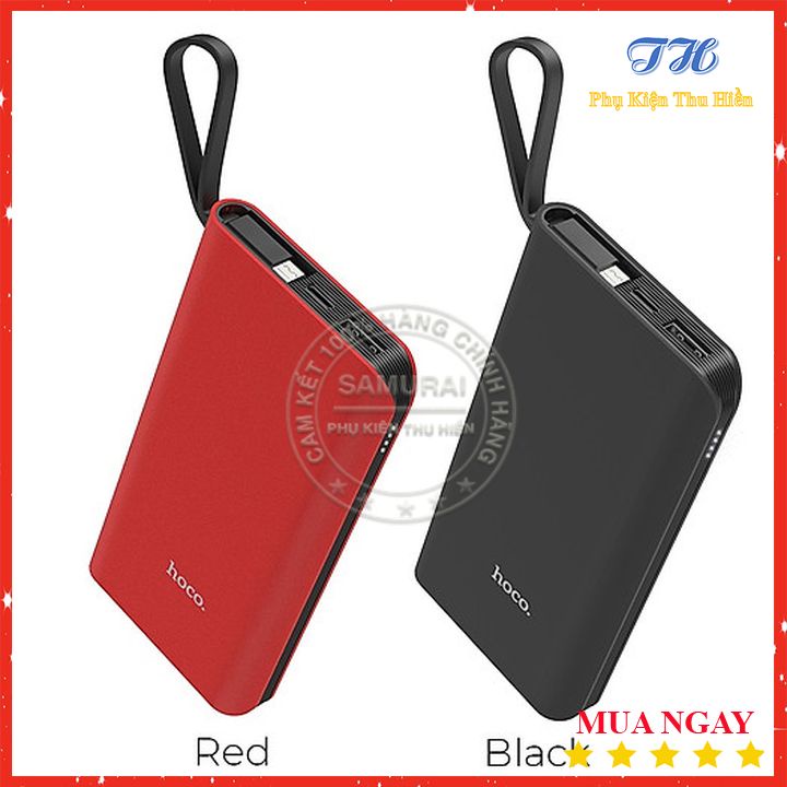 Pin Sạc Dự Phòng Hoco J25A Dung Lượng 10000mah Đầu Sạc Micro