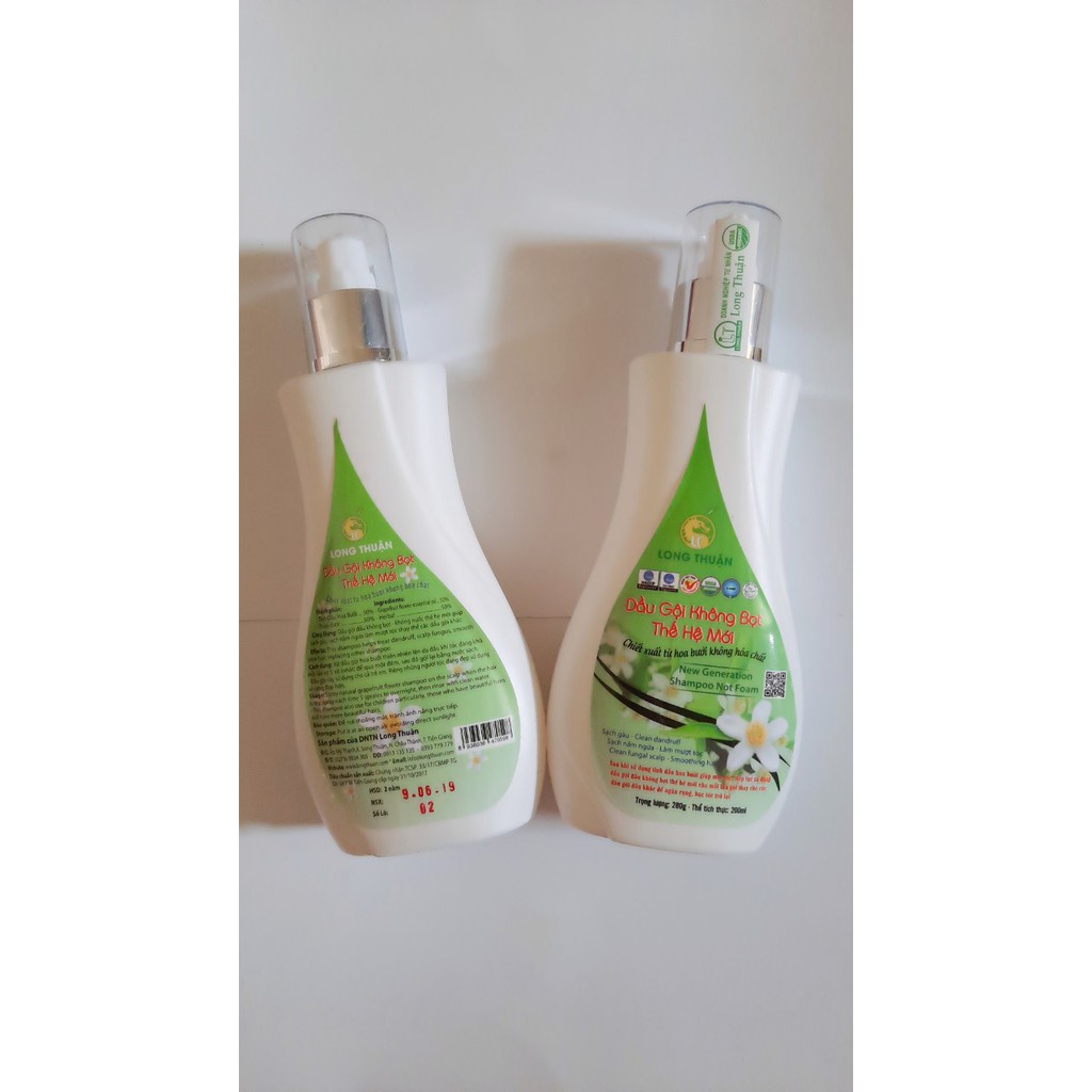 Dầu Gội Không Bọt Thế Hệ Mới - Chai 200ml - Long Thuận | BigBuy360 - bigbuy360.vn