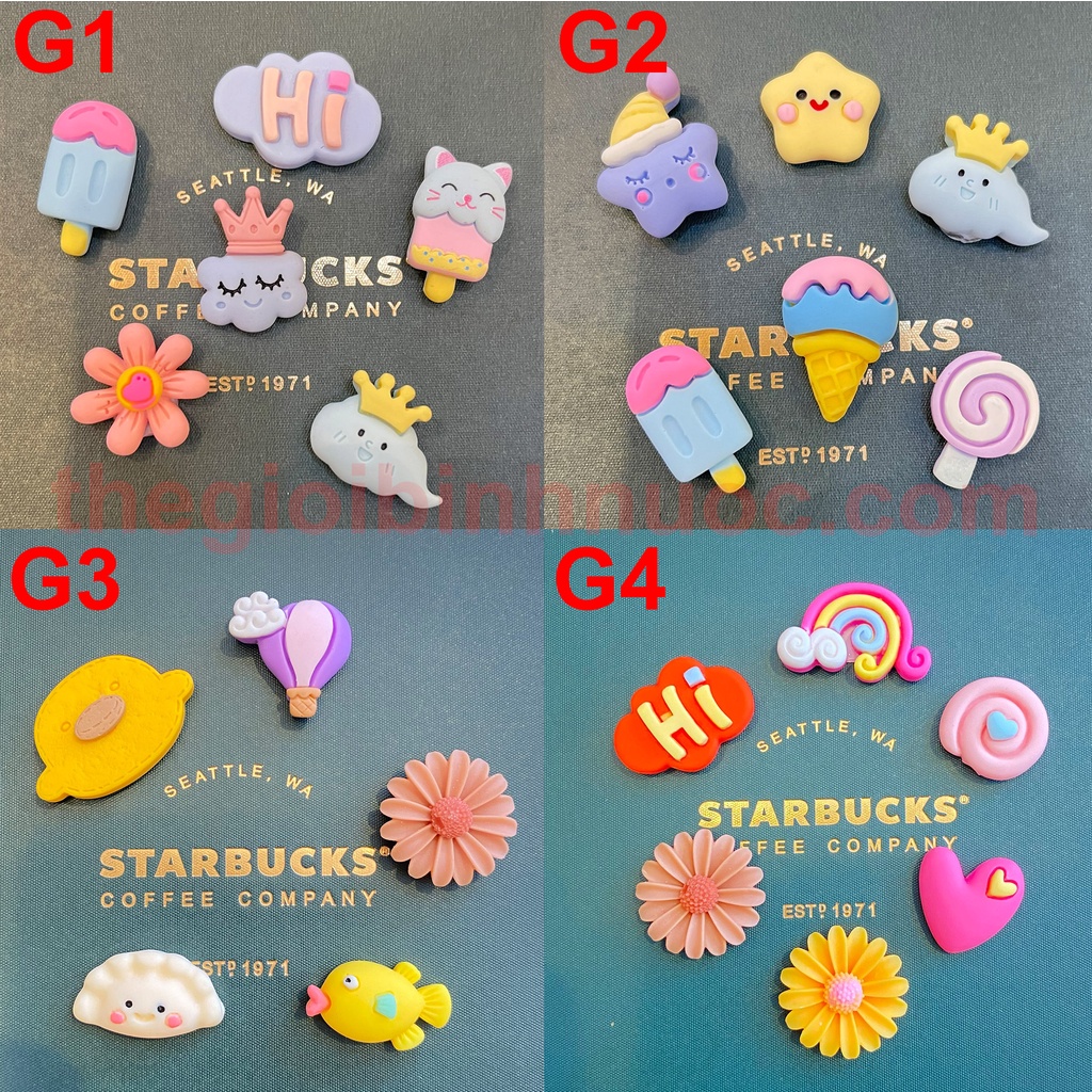 Sticker 3d trang trí bình giữ nhiệt bình nước