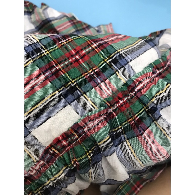 Đầm Bé Gái Caro Tay Dài OLD NAVY