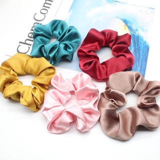 Dây Buộc Tóc Lụa Satin Đơn Giản Thời Trang Cho Nữ