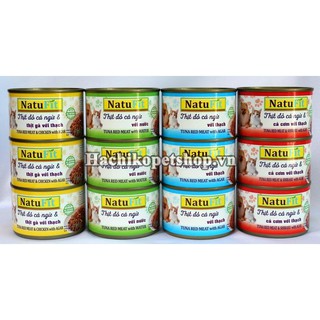 Bộ 3 hộp pate cho chó mèo natufit