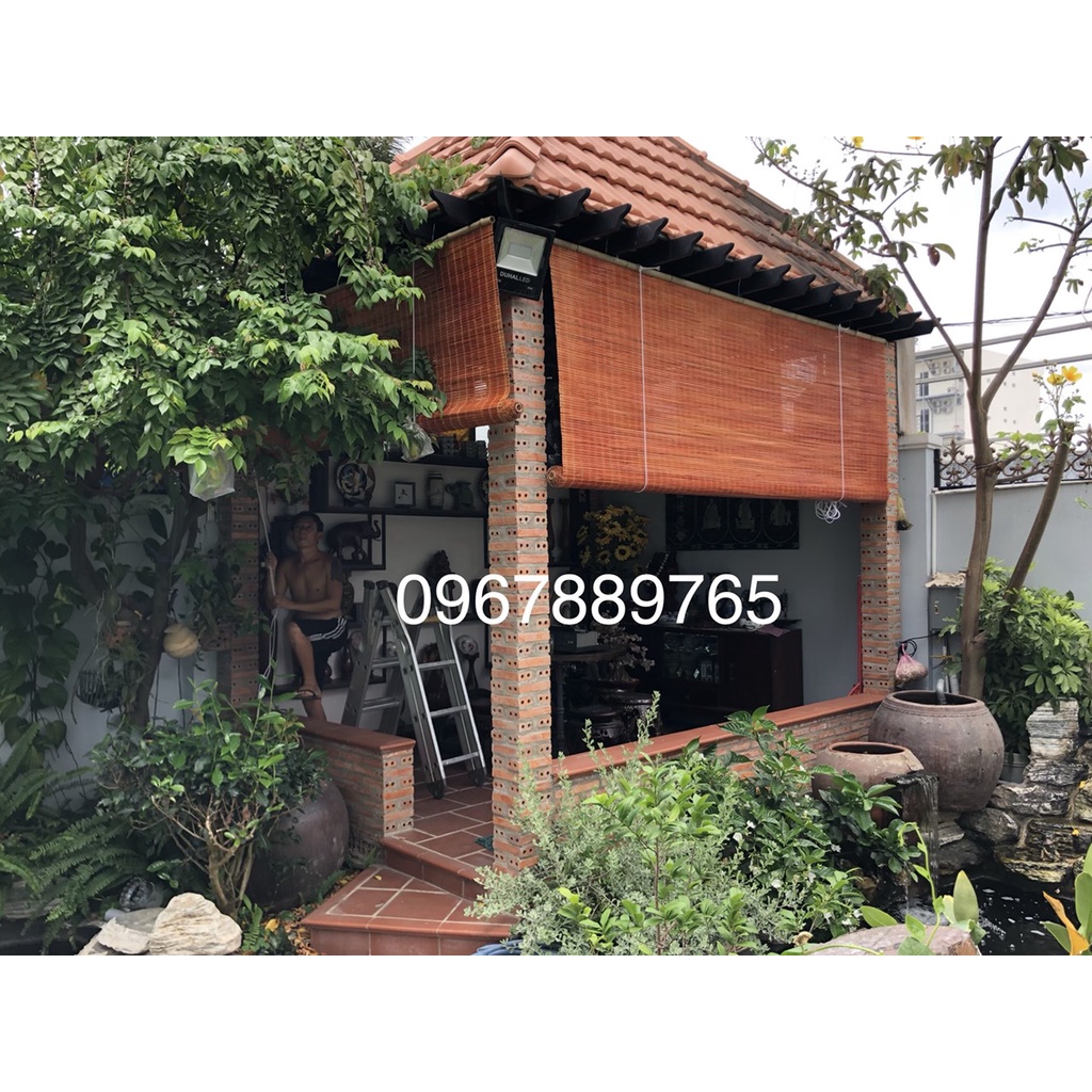 Mành tre che nắng mưa ban công ngoài trời giá tốt