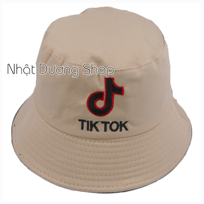 Nón bucket 2 mặt tuổi teen thêu hình nốt nhạt độc đáo thích hợp cho cả nam và nữ