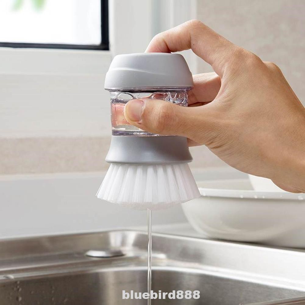 Base Clean Tools Dispenser Soap Wash Cookware Automatic With Washing Up Liquid Dish Brush