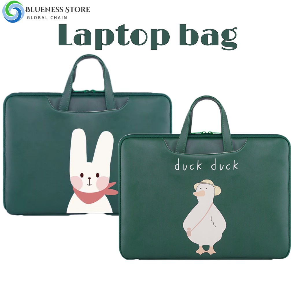 Túi Đựng laptop Chống Sốc Không Thấm Nước Họa Tiết Hoạt Hình Dễ Thương Cho Nữ 13.3/14.1/15.6 inch