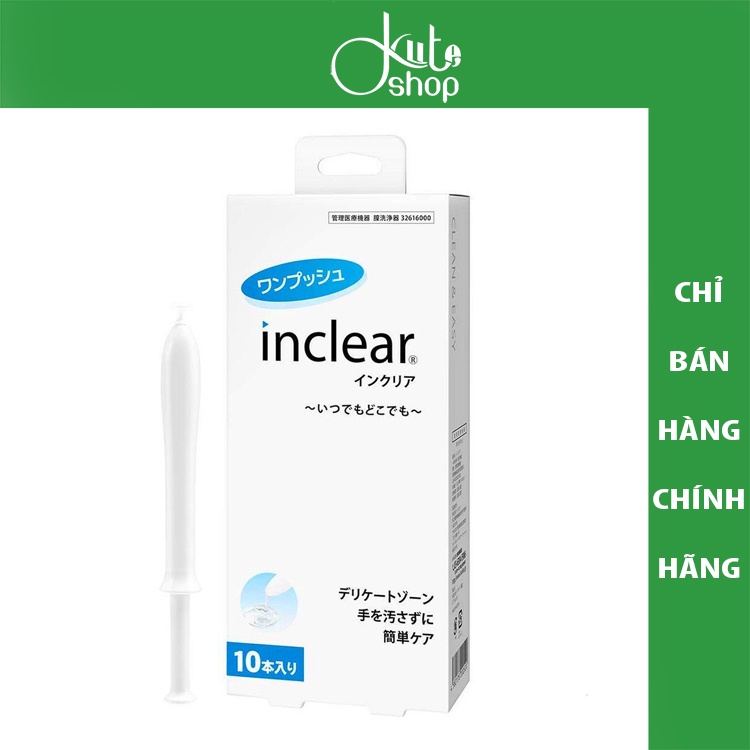 Đũa vệ sinh Hanamisui Inclear Vaginal Washing Gel hộp 10 đũa