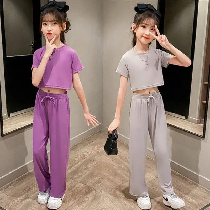 Bộ Đồ Thời Trang 2 Món Gồm Áo Thun Phối Quần Dài Kiểu Hàn Quốc Chất Lượng Cao Cho Bé Gái Từ 3 Đến 4 Đến 5 Đến 6 Đến 7 Đến 8 Đến 9 Đến 10 Đến 11 12 Tuổi