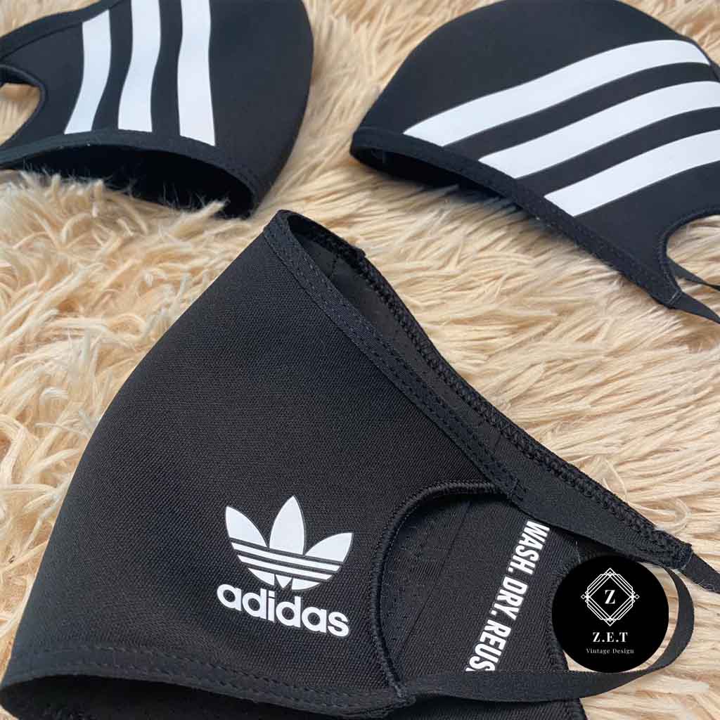 Khẩu trang Adidas Originals chính hãng Unisex vải cao cấp kháng khuẩn 2 lớp tái sử dụng Freesize | BigBuy360 - bigbuy360.vn
