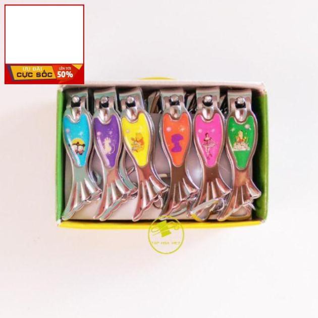 12 bấm móng tay hình cá dễ thương