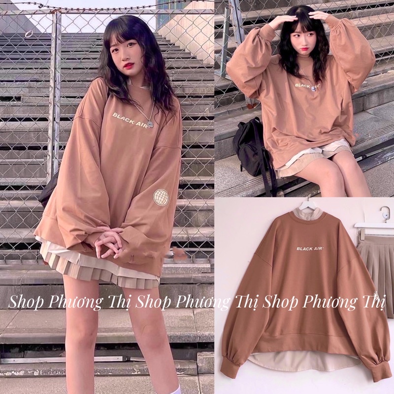 [Video+hình thật] Áo hoodies/sweater dáng rộng oversize ulzzang