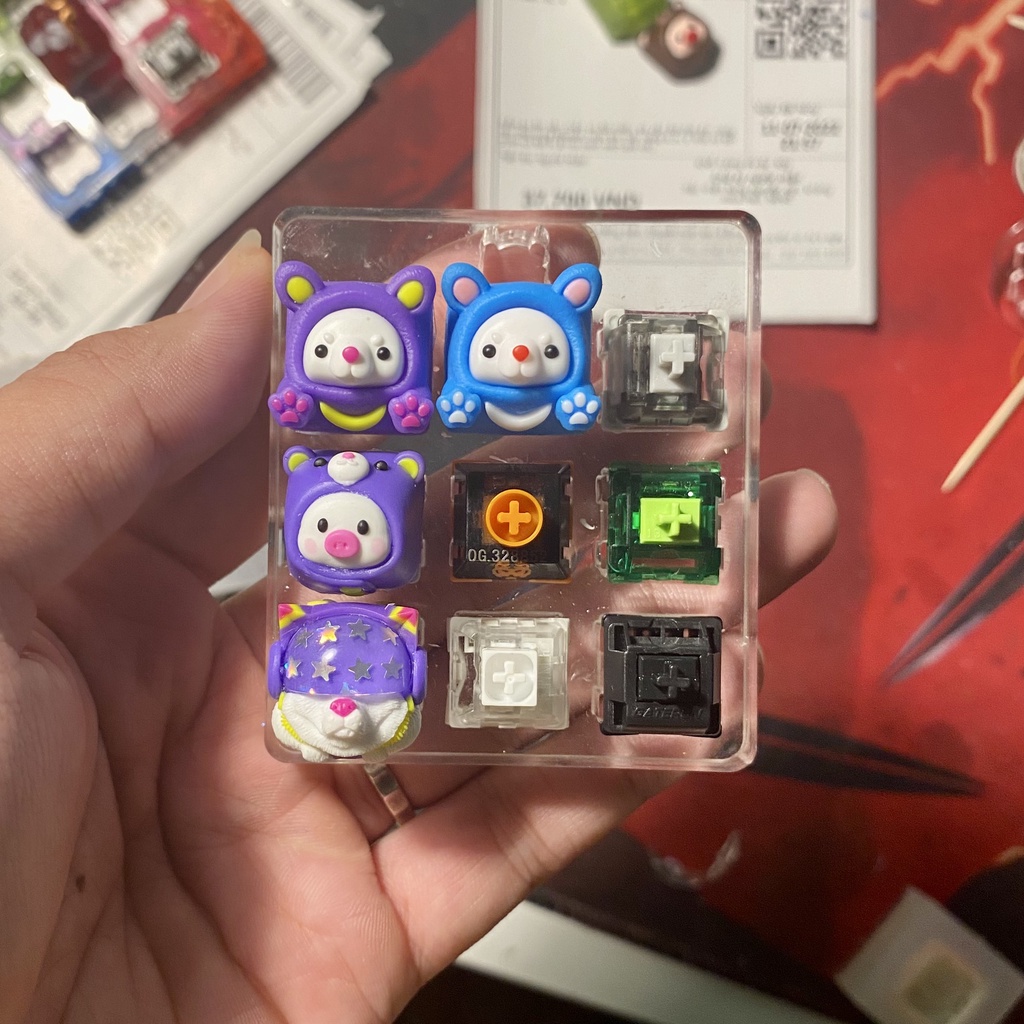 Nút Bàn Phím Keycap Dalbok Artisan Resin Lionvn