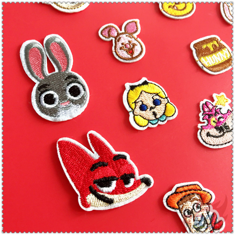 1 miếng vá nhân vật hoạt hình vui nhộn trang trí cho quần áo