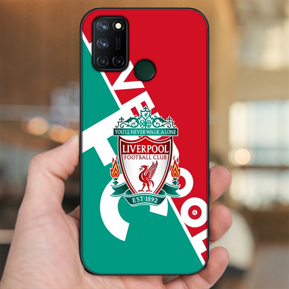 Ốp lưng Realme C17, 7i viền đen in hình Liverpool FC