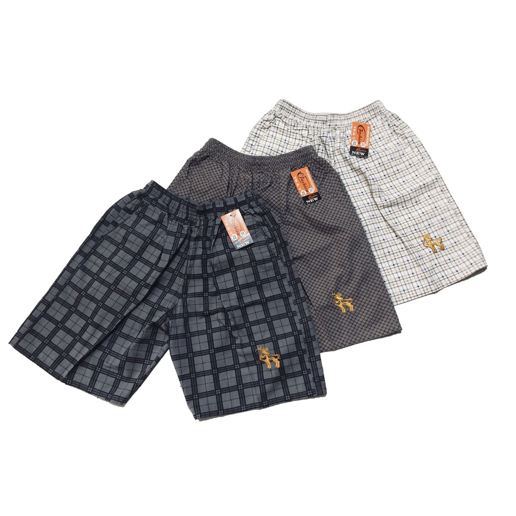 Quần Short Lửng Nam Caro Nhiều Màu