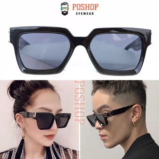 Kính râm nam nữ cao cấp POSHOP gọng vuông to chống tia cực tím UV400 màu sắc thời trang sành điệu LV MILLIONAIRE