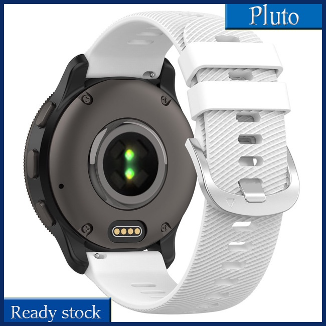 Mới Dây Đeo Thay Thế 20mm Bằng Silicon Khóa Inox Cho Đồng Hồ Thông Minh Samsung Garmin Venu