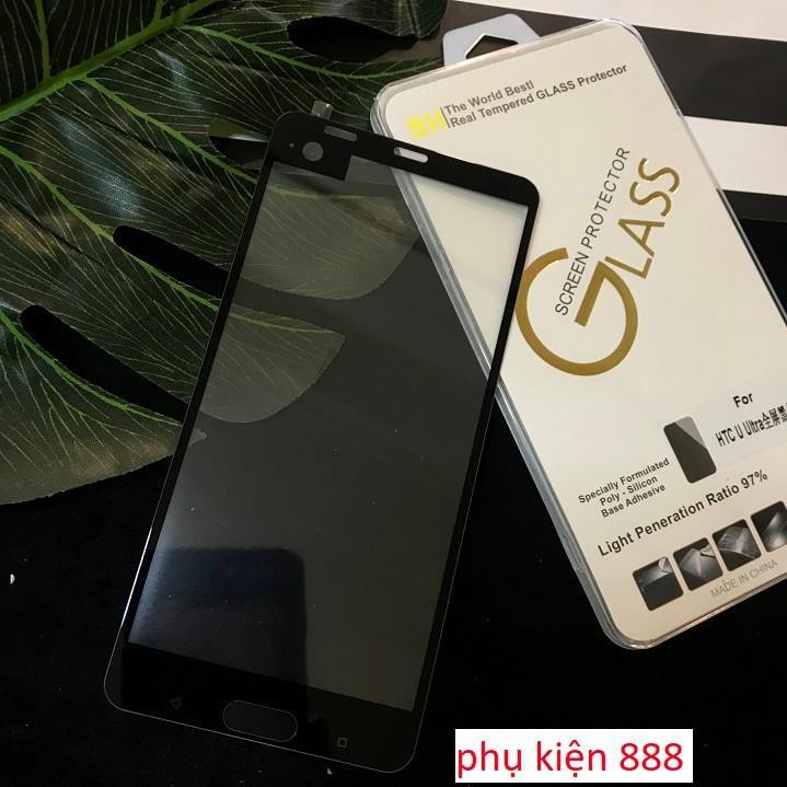 Miếng dán kính cường lực cho HTC U Ultra Full màn Glass - CL203