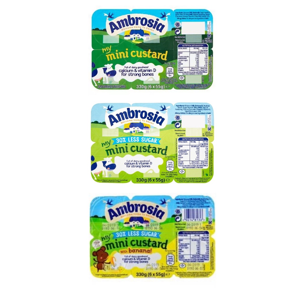 Váng sữa Ambrosia UK cho bé từ 1 tuổi. Date 6/2024 - Sweet Baby House