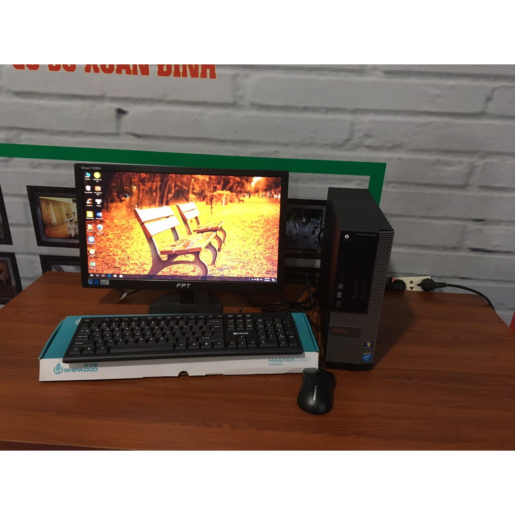 Bộ máy tính Dell 3020 kèm màn hình sử dụng văn phòng làm việc giải trí chơi GAME nhẹ