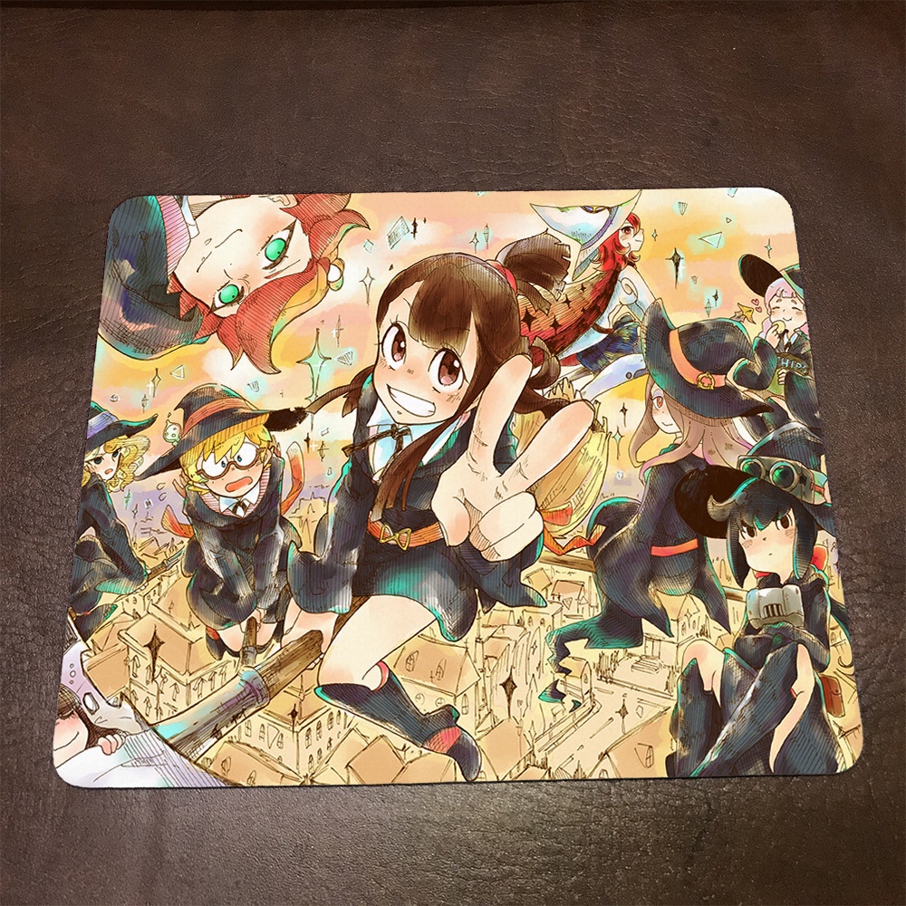 Lót chuột máy tính Anime Little Witch Academia Wallpapers 1 Mousepad cao su êm ái. Nhận in theo yêu cầu