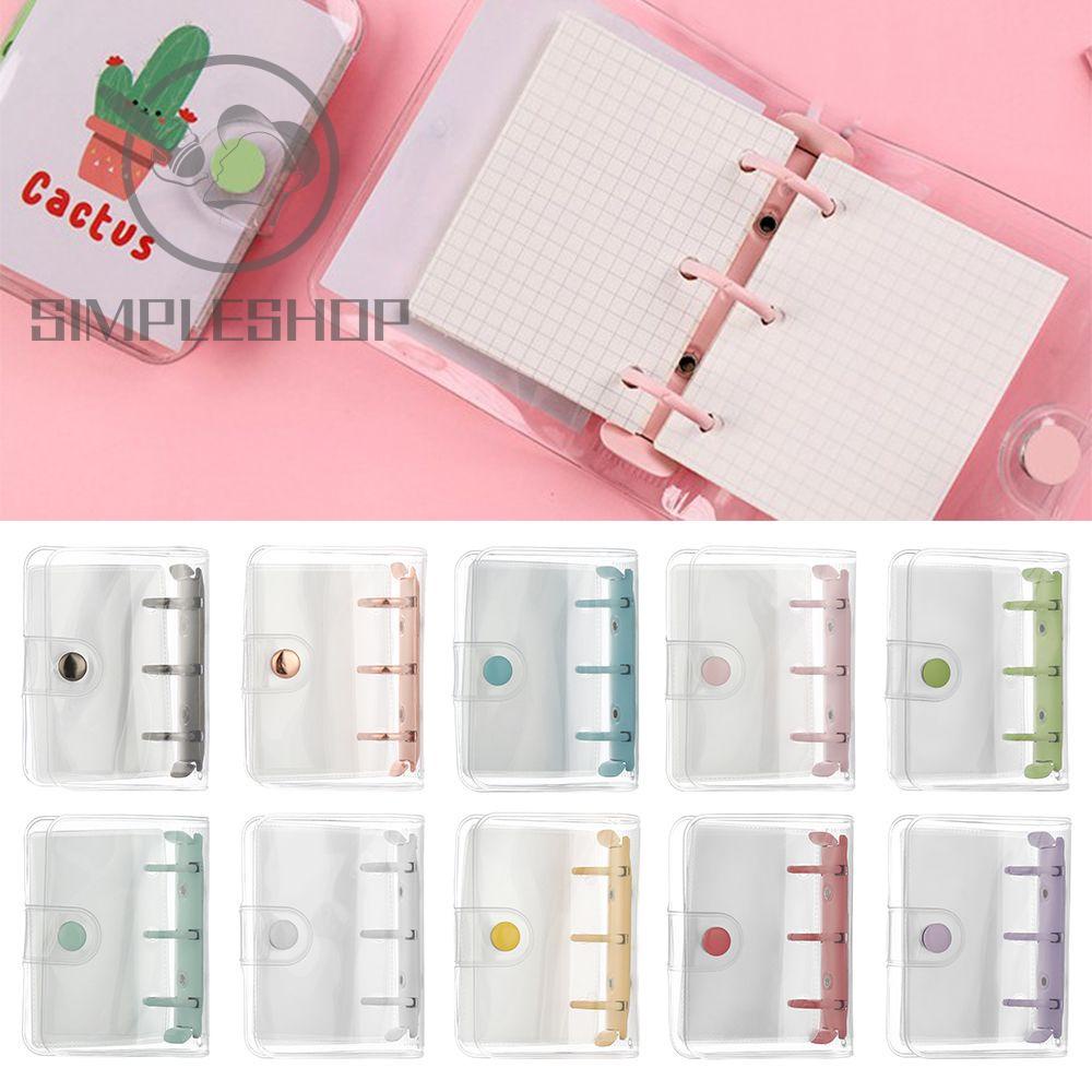 Vỏ bọc sổ tay 3 lỗ/ Trang giấy bên trong thiết kế đơn giản tiện dụng