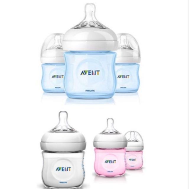 Bình Avent Natural 125ml, 260ml, 330ml các màu