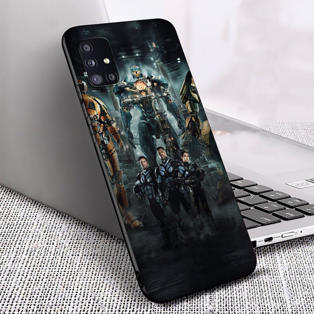 Samsung A8 Plus 2018 S20 Fe J2 J5 J7 Core J730 Pro Prime TPU Soft Silicone Case Casing Cover PZ43 Cartoon Anime Pacific Rim The Black