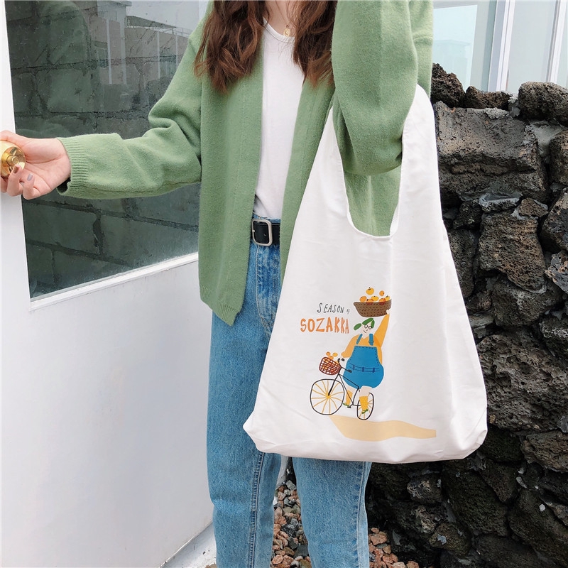 Túi tote vải bố đựng đồ canvas đeo chéo LOVANO TX438