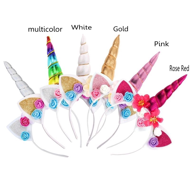 Cài tóc hình sừng kì lân đáng yêu cho bé