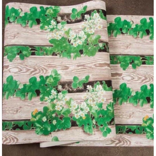 Cuộn 5M dán tường VÁN HÀNG RÀO LÁ khổ rộng 45cm
