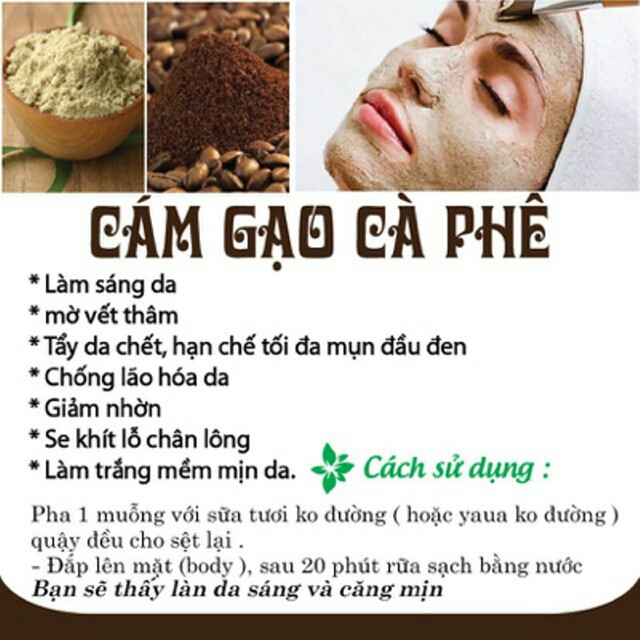 Ủ TRẮNG CÁM GẠO - CÀ PHÊ