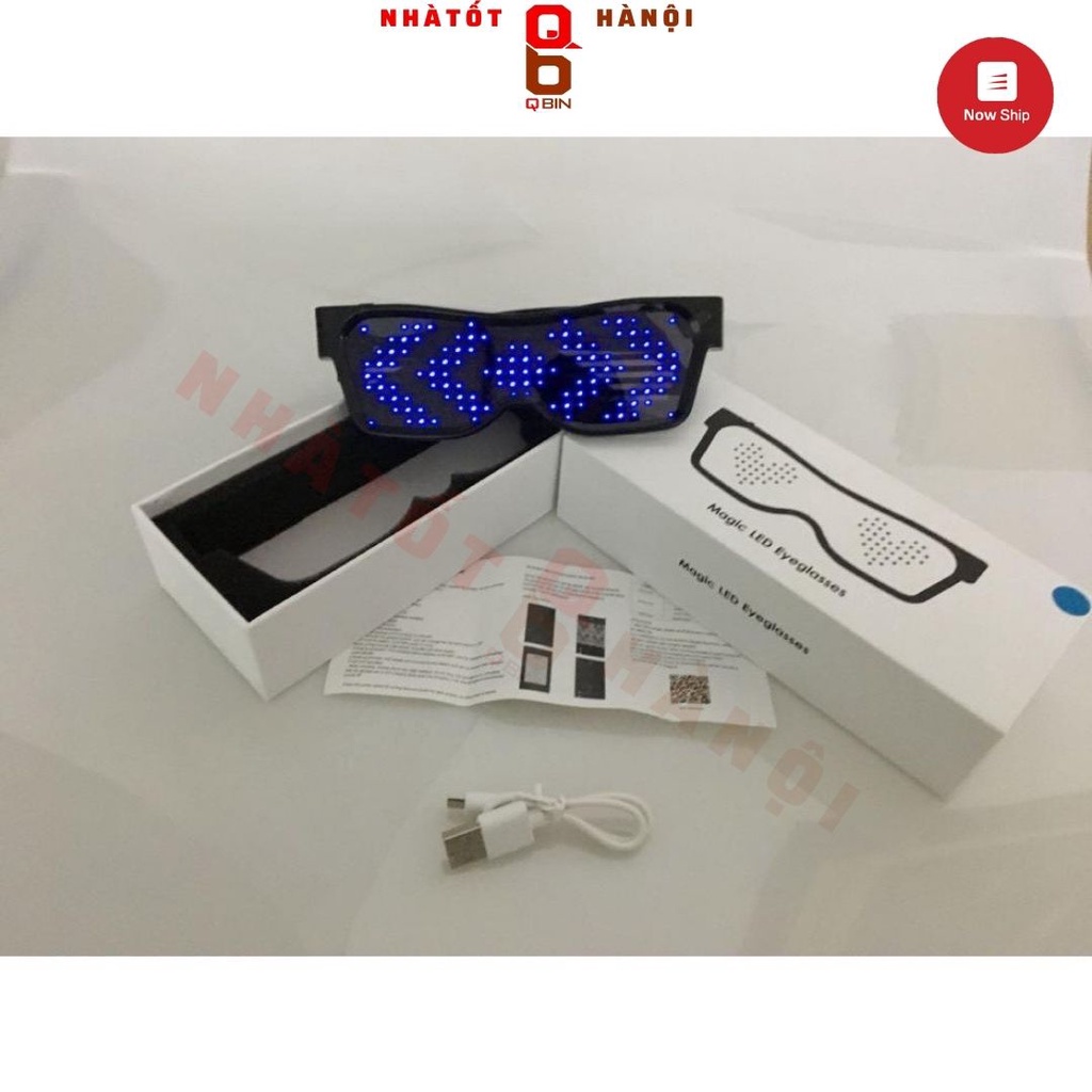 Kính led cảm biến có sạc điều khiển app điện thoại tự thiết kế hình ảnh và hiệu ứng hiển thị đa dạng Bảo Hành 12 Tháng