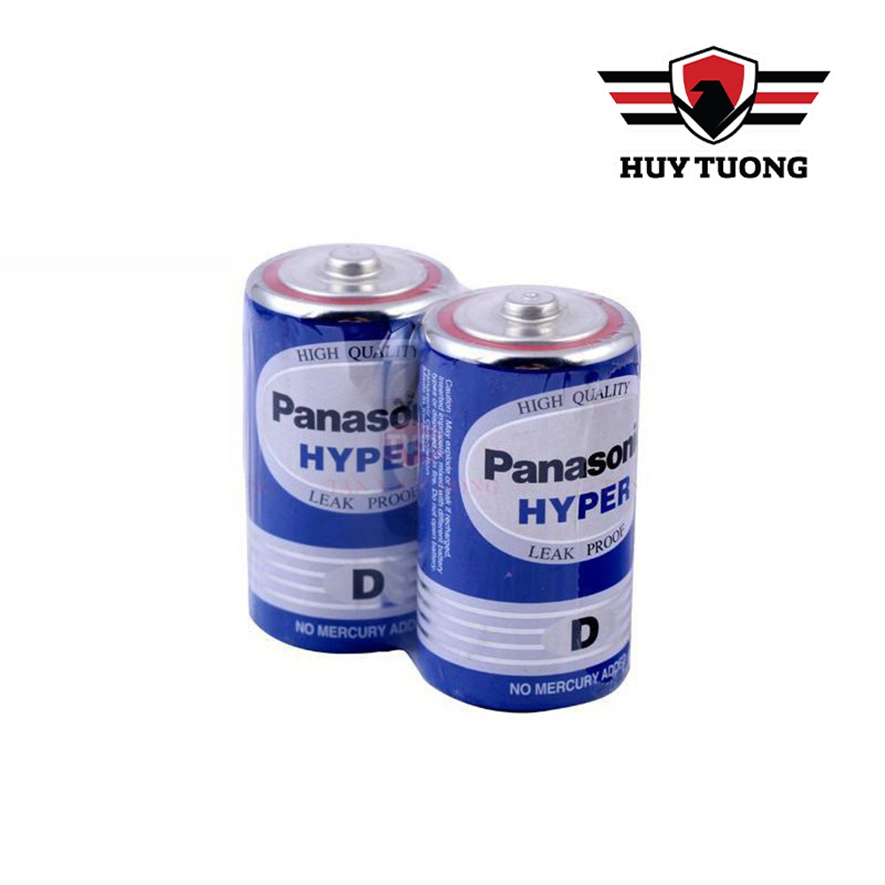 Bộ 2 Viên Pin Đại D Panasonic Hyper Carbon R20UT 1.5V- Huy Tưởng