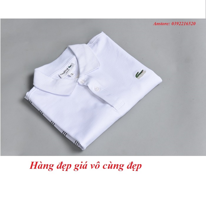 Áo Polo Nam Kẻ Ngang Trẻ Trung Sành Điệu, Áo Phông Nam Có Cổ Tay Cộc Vải Cá Sấu 100% Cotton Mềm Mịn Thoáng Mát ZAR.A0111