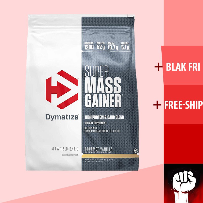 Mass Gainer | Dymatize Super Mass Gainer - Sữa Whey Tăng Cơ Tăng Cân Không Tăng Mỡ 5,4kg