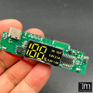 Mạch Sạc Dự Phòng 2A Hiển Thị LED