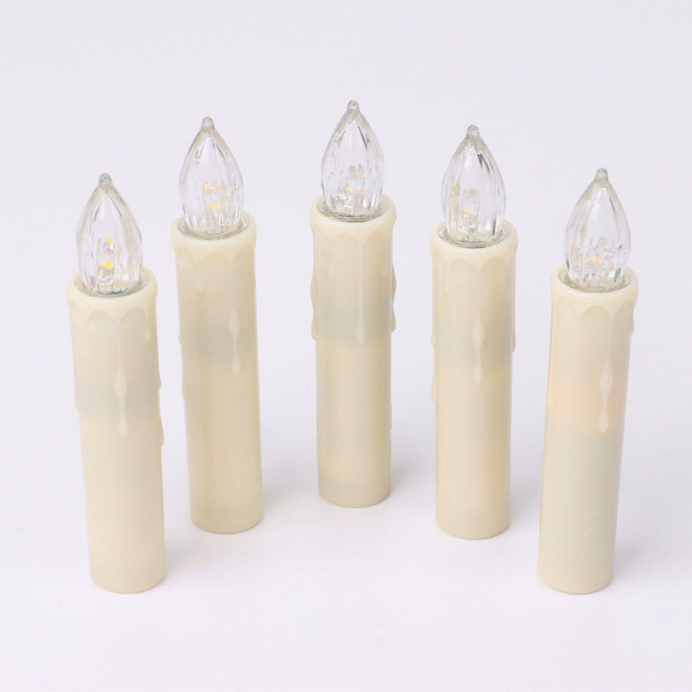 Set 11 Đèn Cầy Kèm Kẹp Giữ Hình Cây Thông Noel Độc Đáo Trang Trí Nhà Cửa