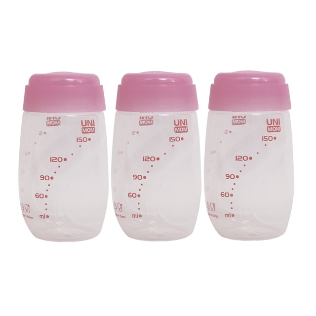Bộ 3 bình trữ sữa Unimom