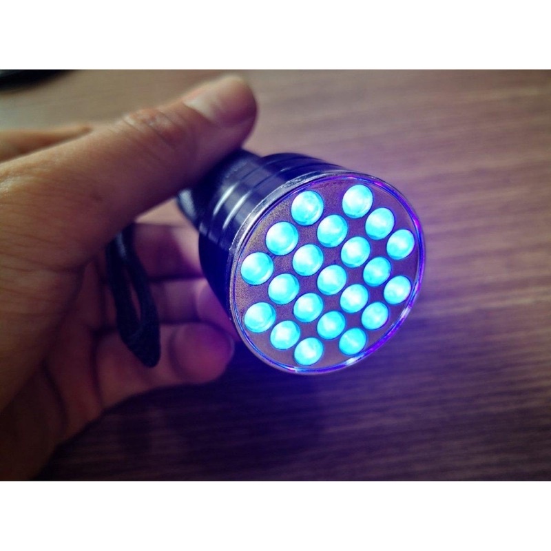Đèn Pin Uv Led 9-21 Bóng Soi Giấy Tờ, Tiền Giả, Tem Nhãn
