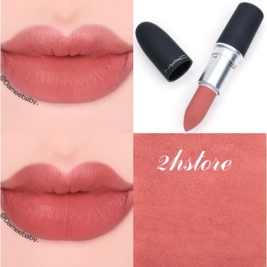 Son MAC 314 Mull It Over Màu Hồng Nude, son Mac Powder Kiss Lipstick chính hãng date mới nhất