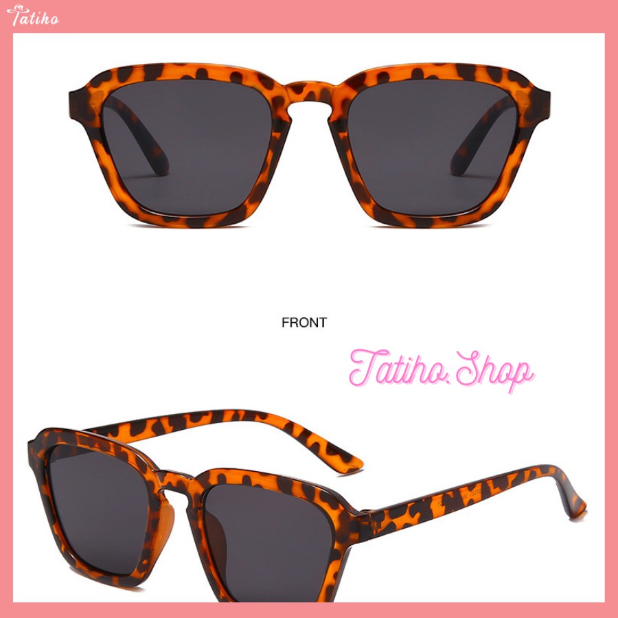 [Hàng Xịn, Giá Tốt] Kính Mát (Kính Râm) Cao Cấp Hình Hộp Gọng Nhựa Phong Cách Châu Âu &amp; Mỹ - Carl Fitow - Mã MK017