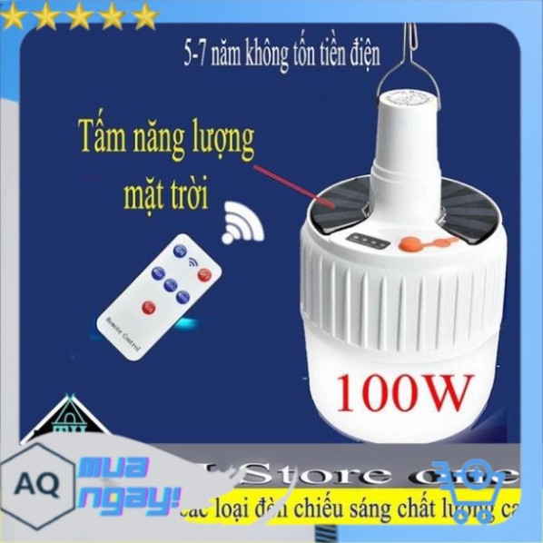 [ giảm giá sốc ] Đèn Led Năng Lượng Mặt Trời, Có Kèm Sạc Tích Điện Nhiều Chế Độ Sáng Khác Nhau, Kèm Điều Kiển Từ Xa