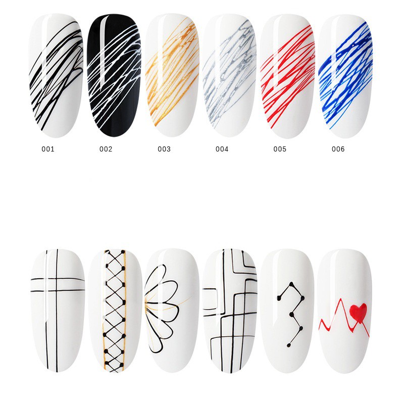 Gel tơ nhện làm móng nhiều màu