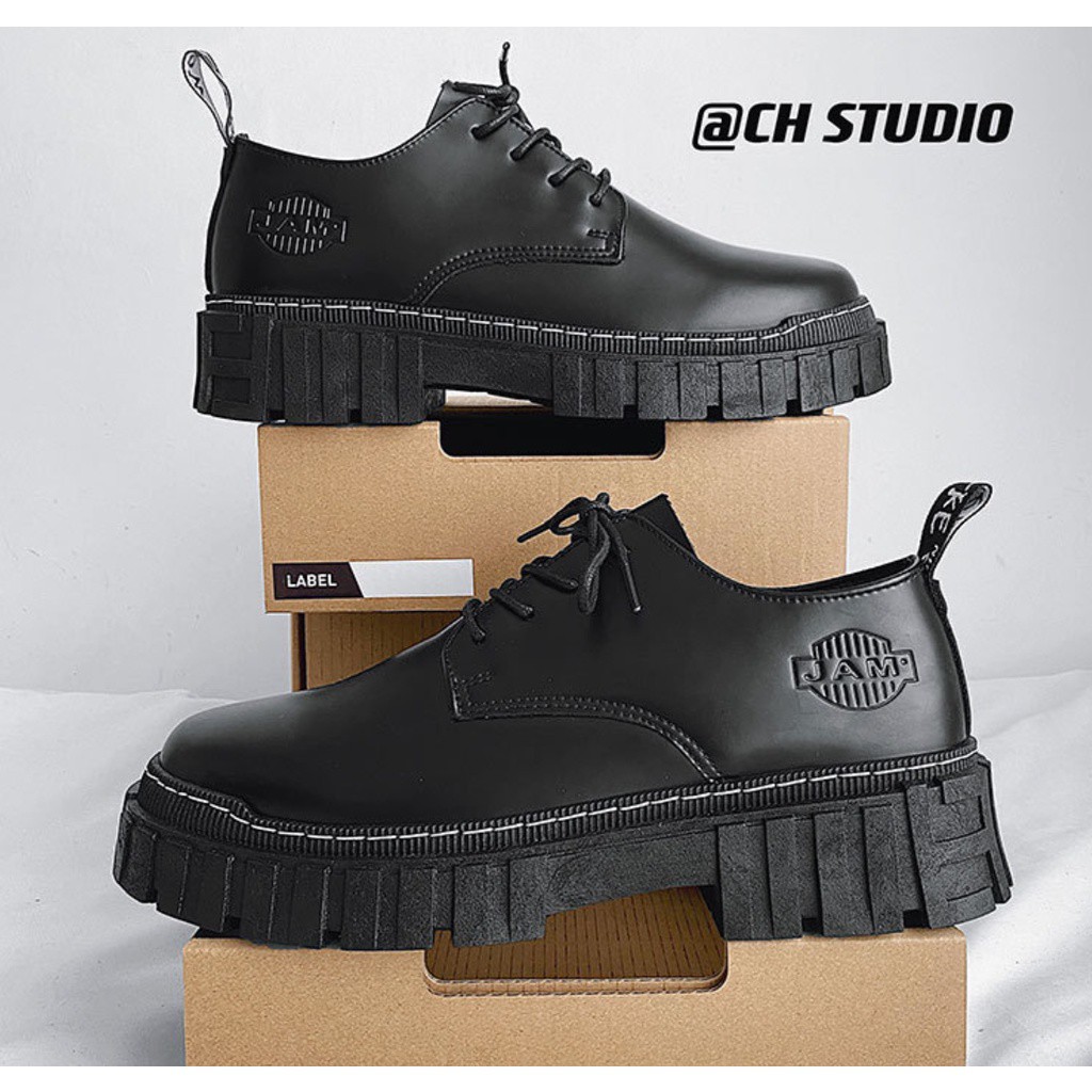 (VIDEO THẬT HÀNG TUYỂN CHỌN) Giày Bốt dr martens JAM thấp cổ tăng chiều cao 6 cm - Hàng mới về