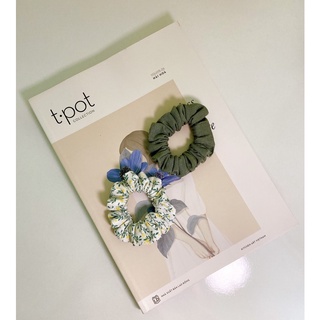 Set 2 dây cột, dây buộc tóc scrunchies mini